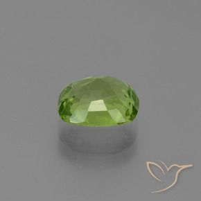 Peridoto verde vivo Natural 2.14ct, Almofada, VS