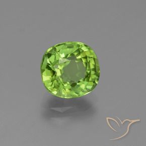 Peridoto Verde médio Natural 2.26ct, Almofada, VS