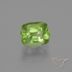 Peridoto Verde médio Natural 2.02ct, Almofada, VS