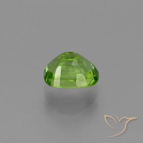 Peridoto verde vivo Natural 1.98ct, Almofada, VS