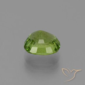 Peridoto verde vivo Natural 2.59ct, Almofada, VS-SI