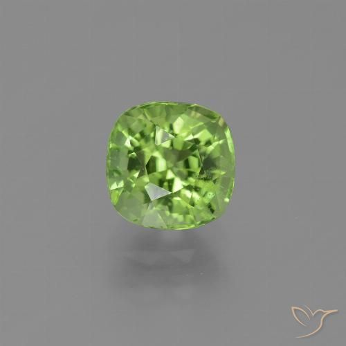 2.17ct Natural verde vivo Peridoto, Almofada, VS-SI