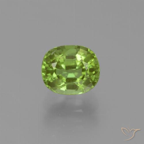 2.24ct Natural verde vivo Peridoto, Almofada, VS-SI