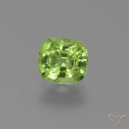 2.01ct Natural verde vivo Peridoto, Almofada, VS