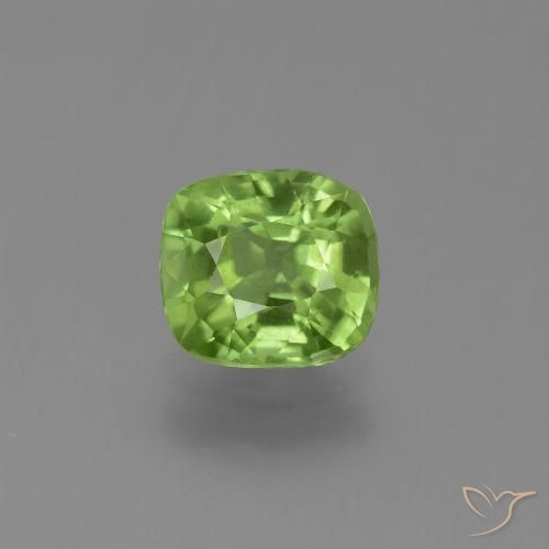 2.03ct Natural Verde médio Peridoto, Almofada, VS-SI