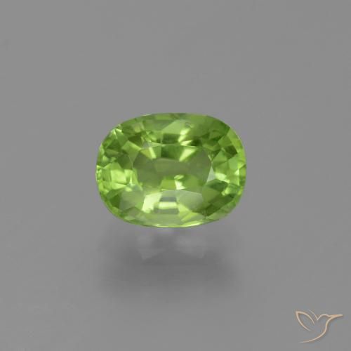 1.98ct Natural Verde médio Peridoto, Almofada, VVS-VS