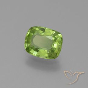 Peridoto Verde médio Natural 2.01ct, Almofada, VS