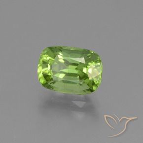Peridoto Verde médio Natural 2.20ct, Almofada, VS