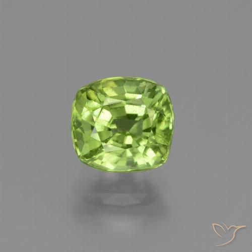 1.79ct Natural verde vivo Peridoto, Almofada, VS