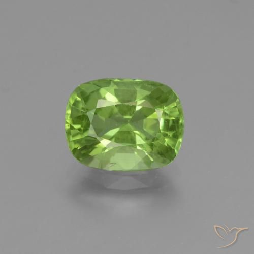 2.47ct Natural Verde médio Peridoto, Almofada, VS