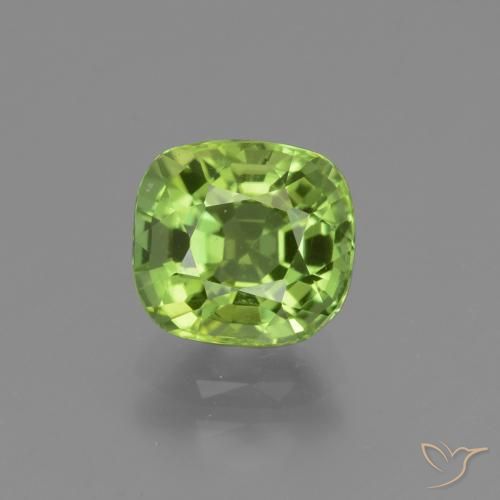 2.06ct Natural verde vivo Peridoto, Almofada, VS