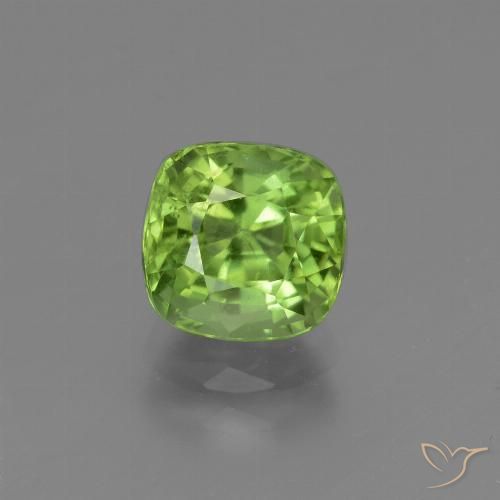2.00ct Natural verde vivo Peridoto, Almofada, VS