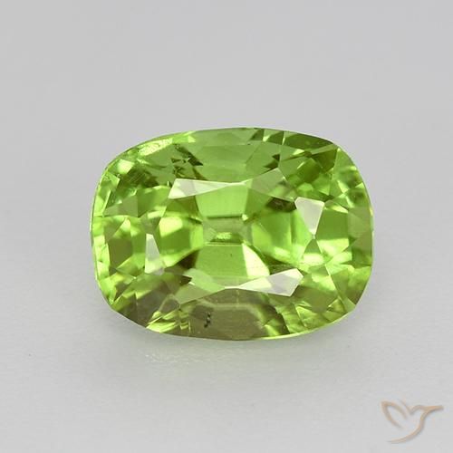 1.99ct Natural Verde médio Peridoto, Almofada, VS