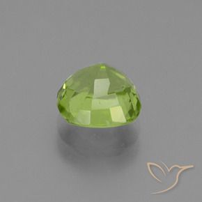 Peridoto Verde Médio-Claro Natural 2.06ct, Almofada, VS