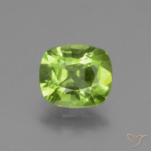 1.98ct Natural Verde médio Peridoto, Almofada, VS
