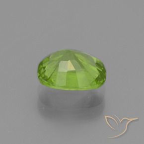 Peridoto Verde médio Natural 1.98ct, Almofada, VS
