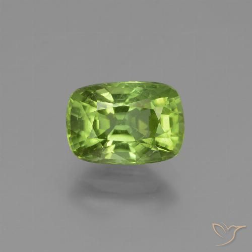 2.36ct Natural verde vivo Peridoto, Almofada, VS