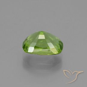 Peridoto verde vivo Natural 2.36ct, Almofada, VS