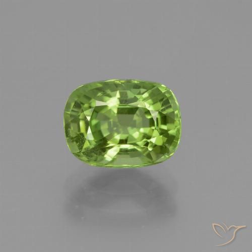 2.32ct Natural Verde médio Peridoto, Almofada, VS