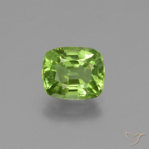 2.16ct Natural Verde médio Peridoto, Almofada, VS