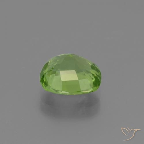 Peridoto verde vivo Natural 2.21ct, Almofada, VS