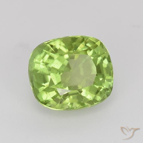 Peridoto Verde Vivo Claro Natural 2.24ct, Almofada, VS