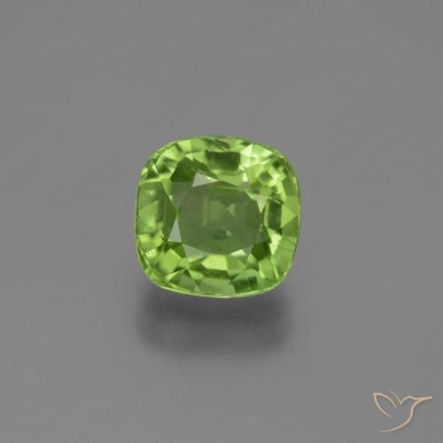 2.00ct Natural verde vivo Peridoto, Almofada, VS
