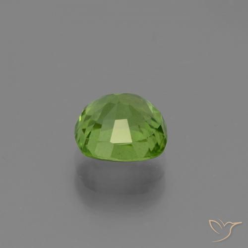 Peridoto verde vivo Natural 2.00ct, Almofada, VS