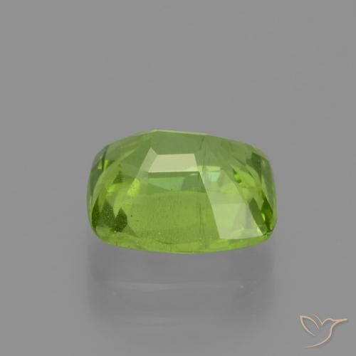 Peridoto Verde médio Natural 2.25ct, Almofada, VS