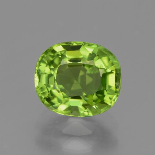 Peridoto Verde médio Natural 2.28ct, oval, VS