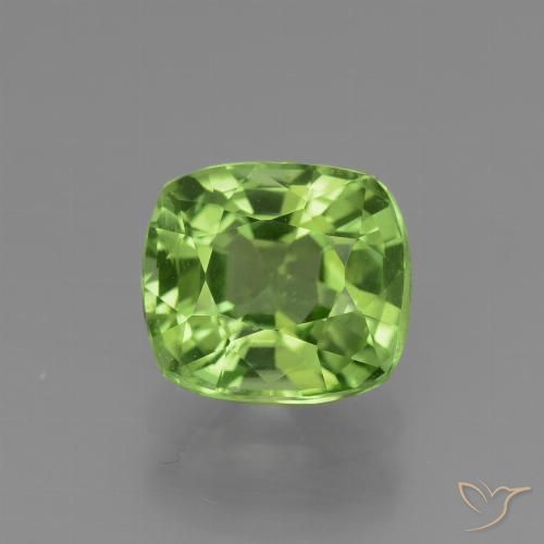 2.05ct Natural verde vivo Peridoto, Almofada, VS