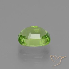 Peridoto Verde médio Natural 2.29ct, Almofada, VS