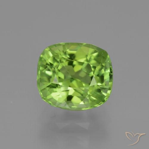 2.32ct Natural Verde médio Peridoto, Almofada, VS