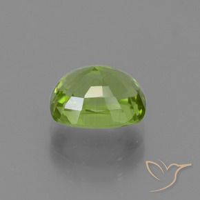 Peridoto Verde médio Natural 2.50ct, Almofada, VVS-VS