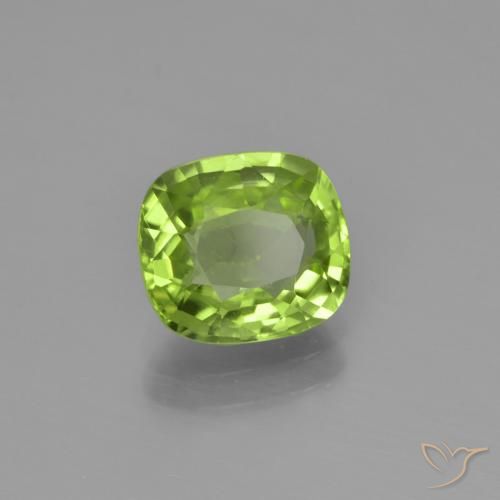 Peridoto Verde médio Natural 2.10ct, Almofada, VS