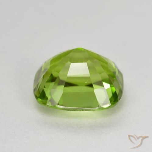 Peridoto Verde médio Natural 2.35ct, Almofada, VS