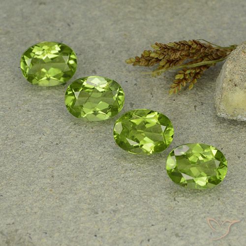 5.51ctw Natural verde vivo Peridoto, oval, VS