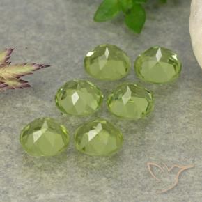 Pedras preciosas de Peridoto Verde Vivo Claro natural de 2.61 ct, Redondo, VVS-VS
