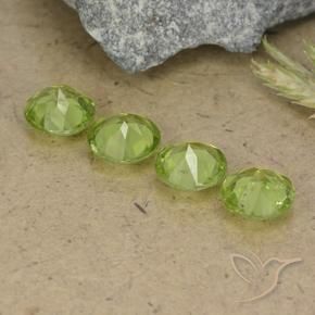 Pedras preciosas de Peridoto Verde Vivo Claro natural de 2.91 ct, Redondo, VS