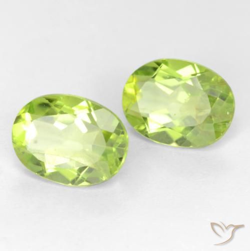 Pedras preciosas de Peridoto Verde Vivo Claro natural de 2.70 ct, oval, SI