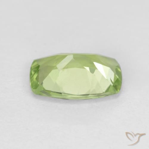 Peridoto Verde amarelado Natural 1.03ct, Almofada, VS