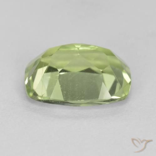 Peridoto Verde Vivo Claro Natural 1.44ct, Almofada, VS