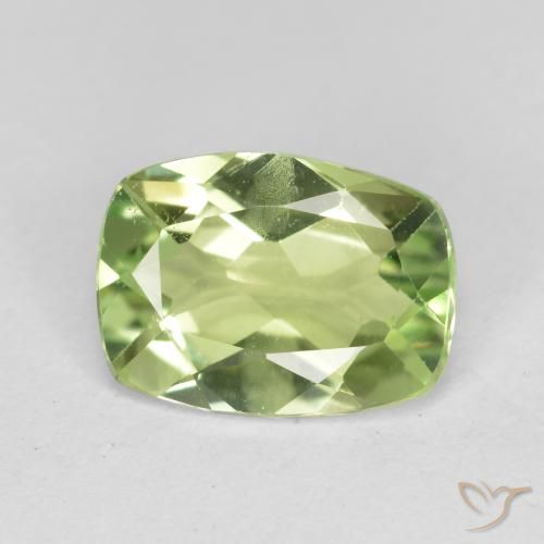 1.10ct Natural verde quente Peridoto, Almofada, VS