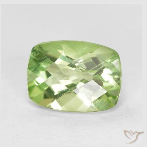1.39ct Natural verde quente Peridoto, Almofada, VS