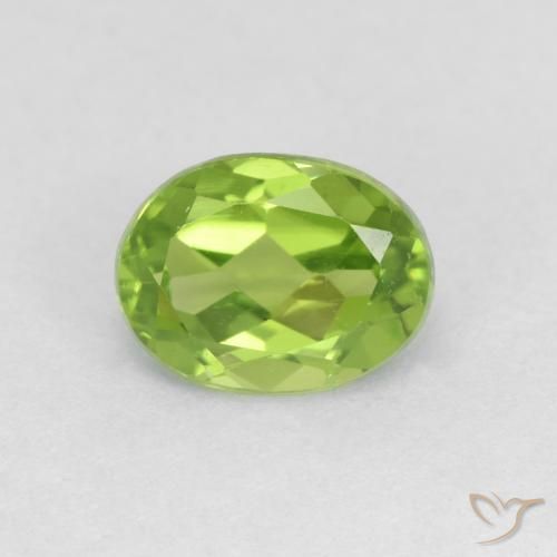 1.84ct Natural verde vivo Peridoto, oval, VS