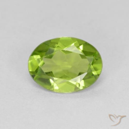 1.62ct Natural verde vivo Peridoto, oval, VS