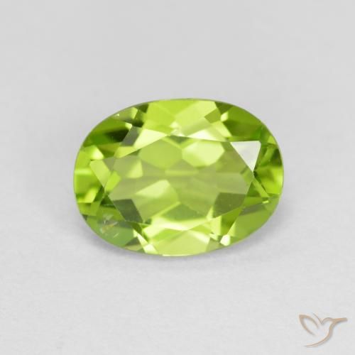 1.43ct Natural Verde médio Peridoto, oval, VS