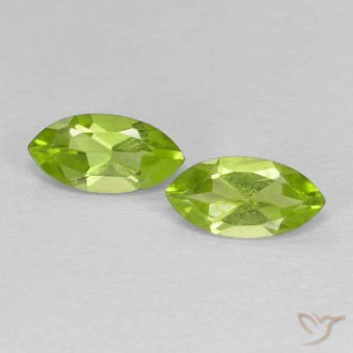 1.22ctw Natural verde vivo Peridoto, Marquesa, VS