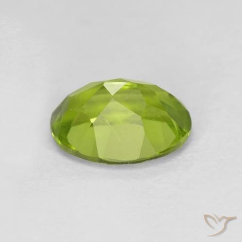 Peridoto Verde médio Natural 1.53ct, oval, VS