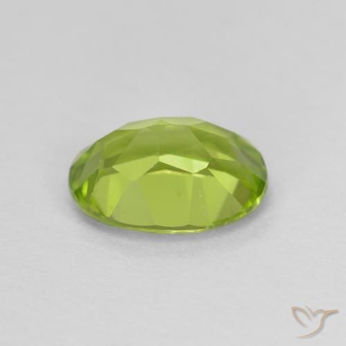 Peridoto Verde amarelado Natural 1.35ct, oval, VS